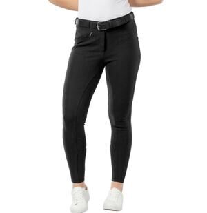 Horze Active Women's Black Silicone Full Seat Breeches Size 26